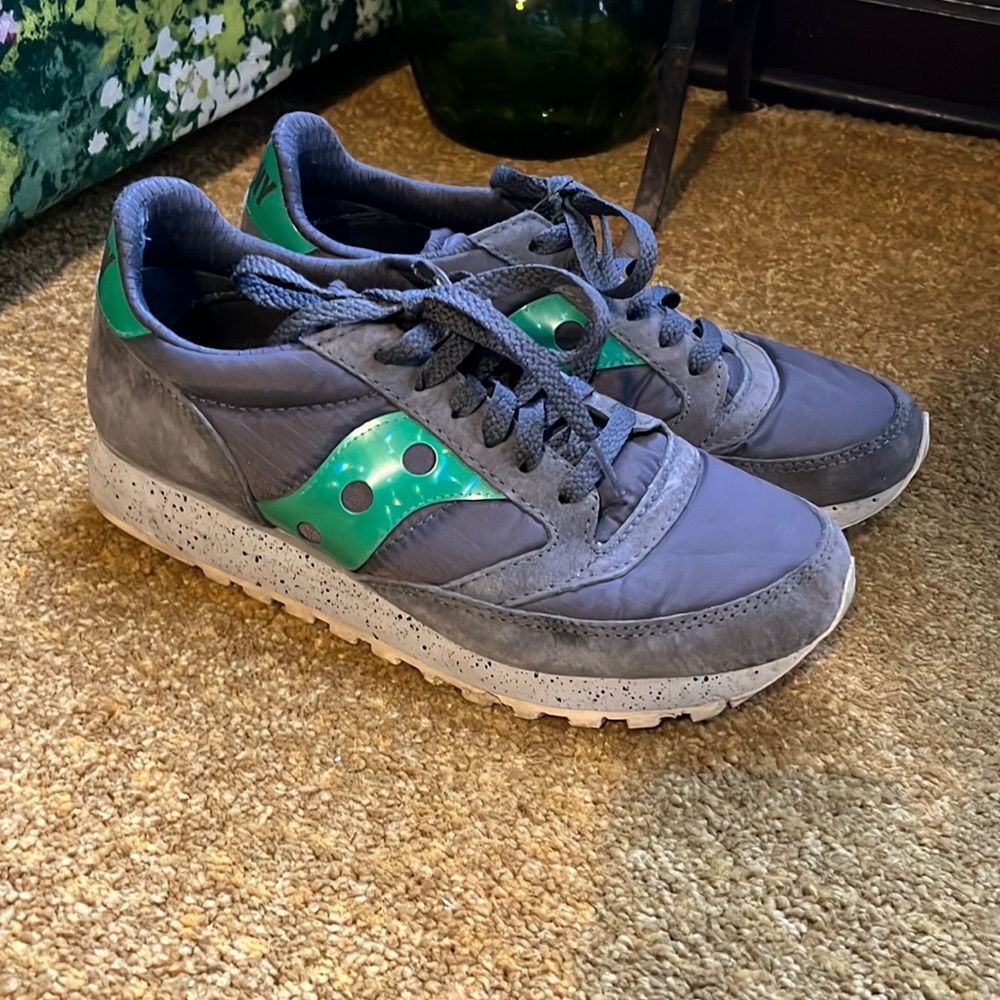 Saucony Jazz 81 sneaker green, black, crystal iridescence